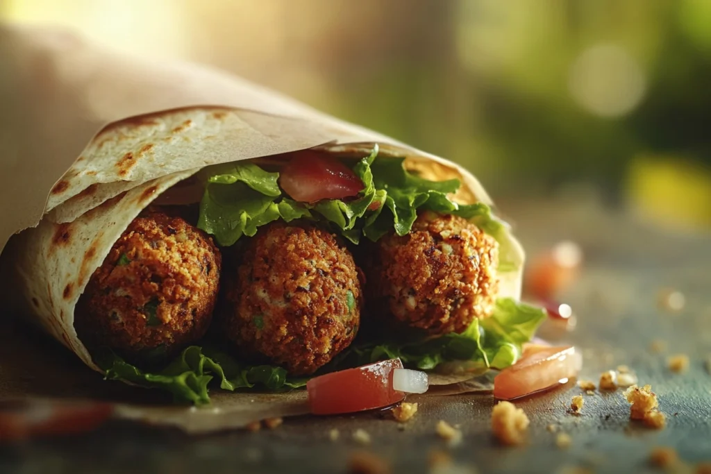 falafel wrap healthy