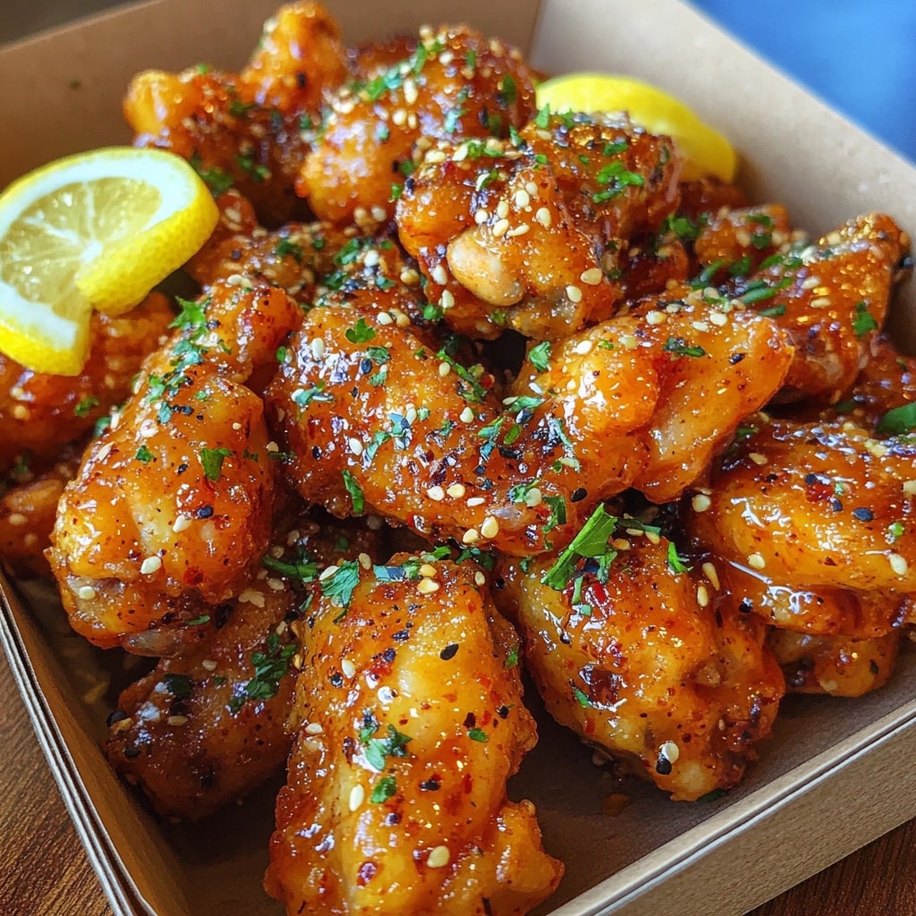 Honey Lemon Pepper Wings Honey Lemon Pepper Wings